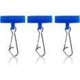 thumbnail image 1 of Sinker Slides for Fishing, Sinker Weight Silder Line Slide Sleeve Swivel Duo Lock Snaps for Saltwater Surf Bottom Fishing Fish Fider Rig Catfish Rig Blue Hook Snap 100 Pack, 1 of 6