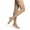Beige, variant on Sigvaris 982 Dynaven Sheer Closed Toe Thigh Highs w/Grip Top - 20-30 mmHg Black ML