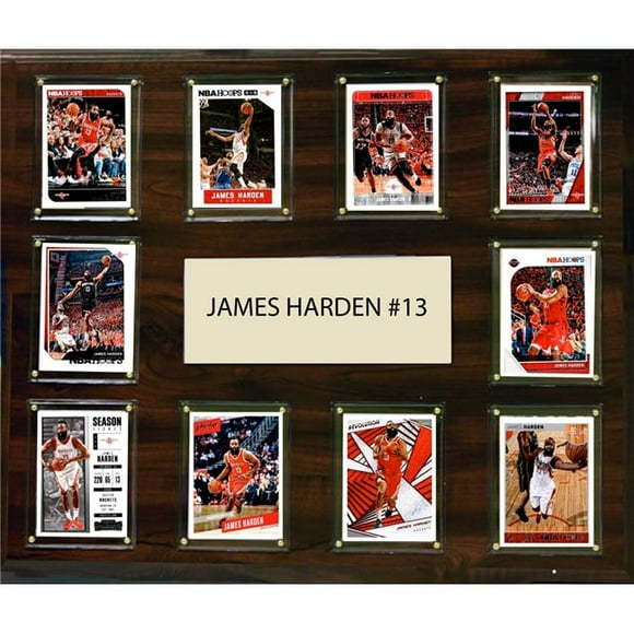 C&I Collectables 1518HARDEN 15 x 18 in. NBA James Harden Houston Rockets Player Plaque