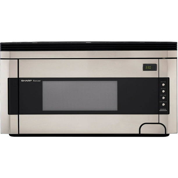 Sharp 1.5 Cu. Ft. 1000W Over-the-Range Microwave Oven with Concealed  Control Panel in Stainless Steel - Walmart.com