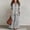 Gray, variant on Blmnix Peplum Womens Dresses Western Dress Button Down Wrap Dress Petticoat Black Collared Long Sleeve Maxi Adaptable Casual Summer Dresses for Women L
