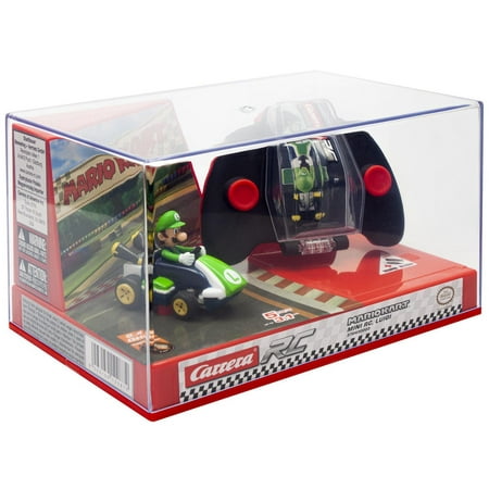 Mini RC Mario Kart De Luigi – Coche Teledirigido De 2.4GHz A Escala, 6.2 Cm, Con Cargador Y Controlador Incluidos, Para Mayores De 6 Años
