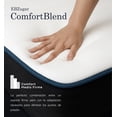 thumbnail image 4 of Colchón King Size EBDreams Zugar Medio Firme Blanco 5 tecnologías Memory Foam Hecho en México El Bazar Store, 4 of 6