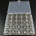 thumbnail image 1 of MYG 25X Plastic Bobbin Metal Sewing Spool Empty Spool Storage Box Sewing Accessories, 1 of 8