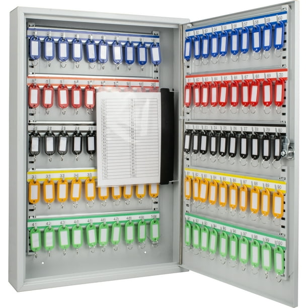 100 Keys adjustable Lock Box Grey