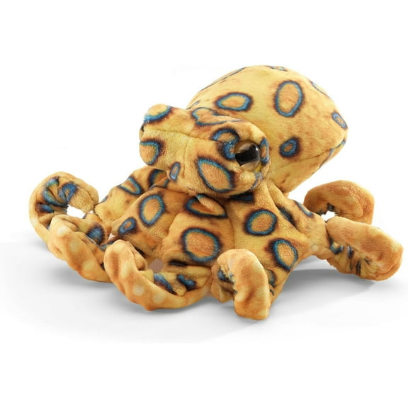 Folkmanis Puppets Mini Blue-Ringed Octopus Finger Puppet