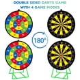 thumbnail image 4 of Tablero de dardos MINIFUN grande para niños con soporte y 12 bolas adhesivas, 4 of 7
