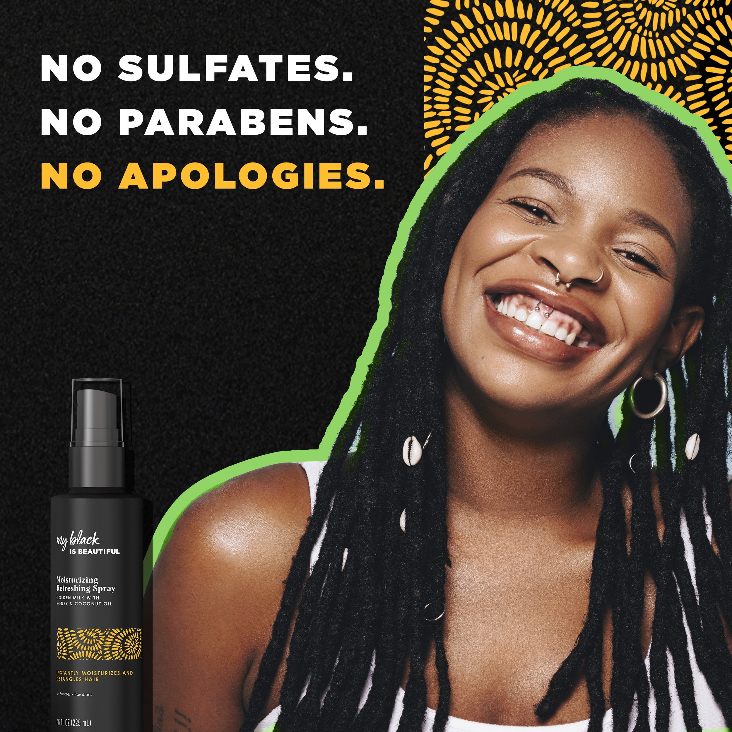 My Black Is Beautiful Moisturizing Refreshing Spray, Sulfate Free
