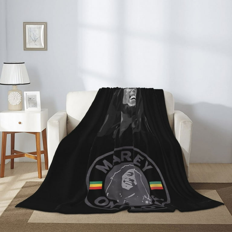 Bob Marley Soft Throw Blanket Throw Blanket Flannel Home Decor All Season Reversible Sherpa Bedding Blanket Walmart