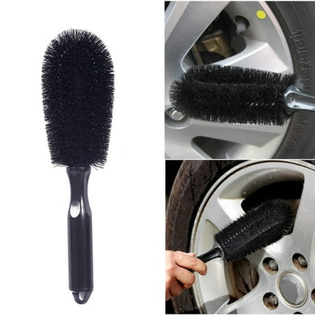 Universal Car Wheel Rims Tire Washing Handle Brush Auto Cleaning Tool House Carpet (Best Wheel Rim Cleaner)