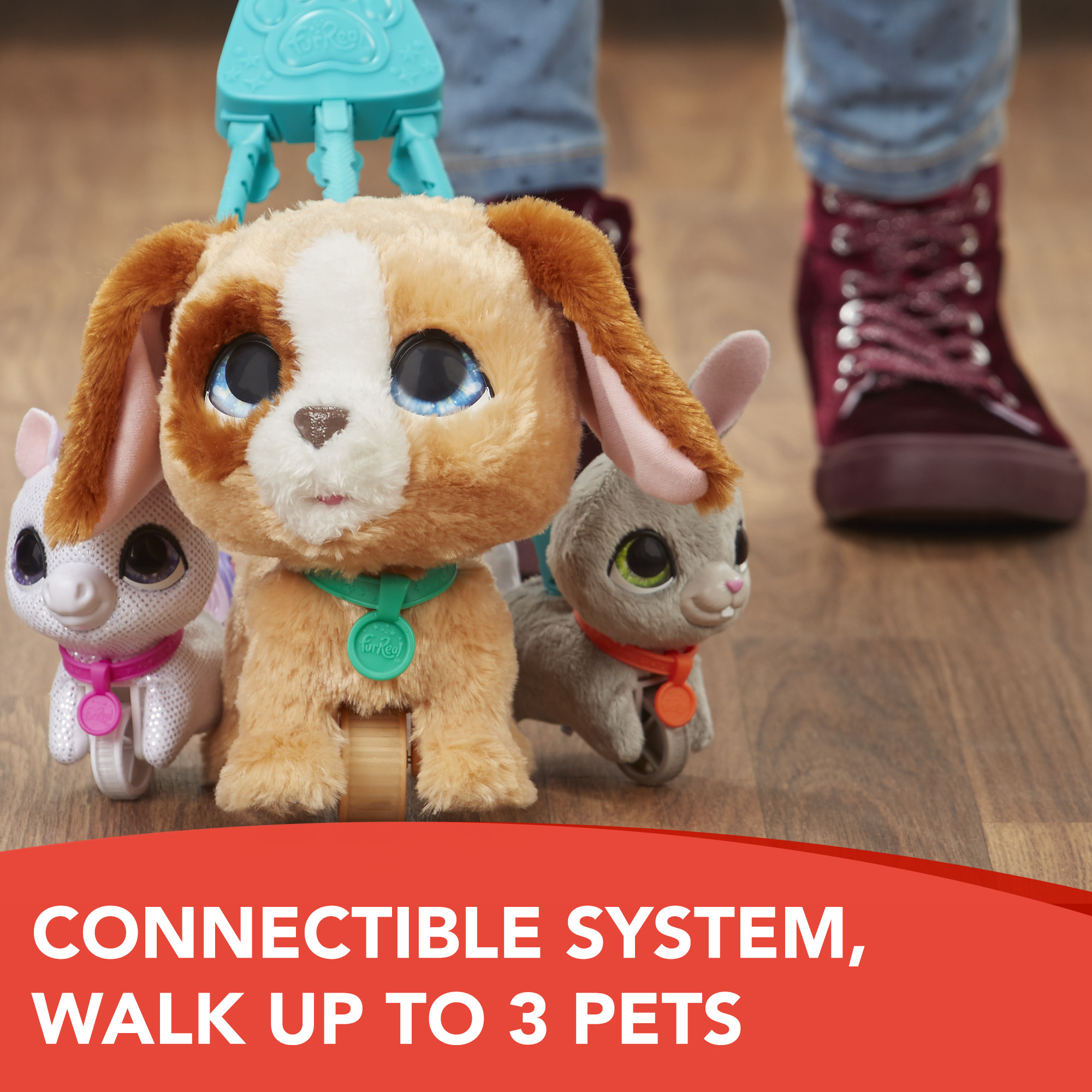 furReal Walkalots Big Wags Puppy, for Kids Ages 4 and Up, Includes Leash - image 10 of 14