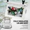thumbnail image 4 of 25 QT Ice Chest Cooler Insulated Portable Ice Chest Box for Beach, Drink, Beverage, Camping, Picnic, Fishing, Boat, Barbecue,White, 4 of 14