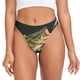 thumbnail image 1 of Balery Largemouth Bass jumps out of water Tangas de Algodón para Mujer con Estampado – Ropa Interior Sexy, Transpirable, G-string-3X-Large, 1 of 6