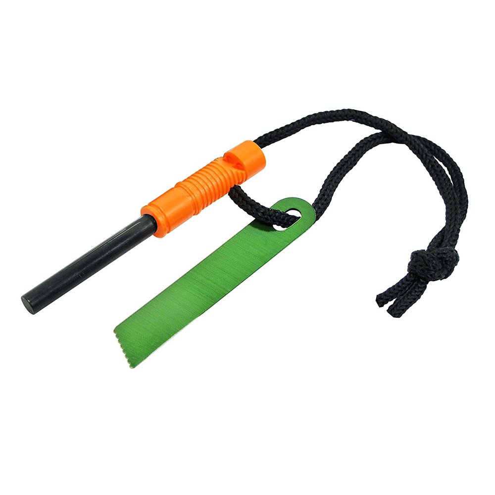 SE FS371WW 2IN1 Flint Fire Starter & Whistle