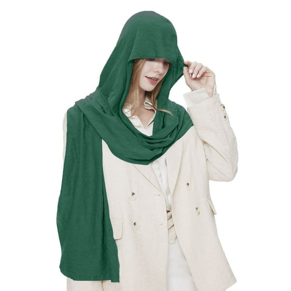 ZQUUVOU Women's Shawl Wraps Lightweight Gauze Linen Feeling Shawl Beach Summer Scarf for Evening Wedding Dresses Green