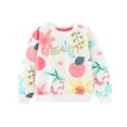 thumbnail image 3 of Sudadera Zeebread de 2 a 7 años con diseño de dinosaurios para niñas, ropa de manga larga con dibujos animados para otoño y primavera, disfraz de moda para bebés, 3 of 5