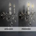 thumbnail image 3 of Arbotante GAMA LUX Ma Theresa 2 Lucues Cromo CLASICO, 3 of 10