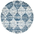 thumbnail image 2 of Rugs.com Serenity Shag Collection Rug – 5 Ft Round Blue Shag Rug Perfect For Kitchens, Dining Rooms, 2 of 6