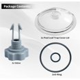 thumbnail image 3 of For SF80110-1 Pool Leaf Trap Cover Lid Sand Filter Pump O-Ring Valve Swimming Pool Cleaning Cover Lid, 3 of 5