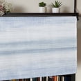 thumbnail image 5 of Valances for Windows, Blue Ombre Light Filtering Window Treatment Valances for Living Room/Bedroom/Bathroom Windows, Modern Gradient Abstract Art 42"x 18" Rod Pocket Kitchen Curtains, 5 of 9