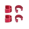 thumbnail image 5 of 12pcs Brake Cable Clip C Style Clamp Aluminium Alloy Red for Mountain Bike Road Bicycle Folding Bike, 5 of 6