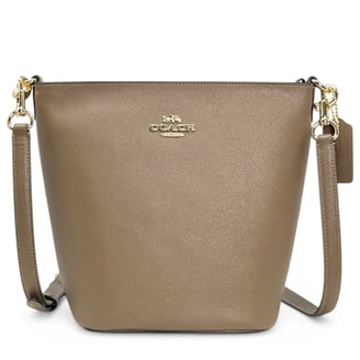 New Coach F31467 Saddle Beige Ema Pebbled Leather Shoulder Bag