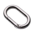 thumbnail image 6 of 1/2/4/5pcs Zinc Alloy Plated Accessories Camping Hiking Outdoor Carabiner Handbags Clips Spring Oval Rings Bag Belt Buckles SILVER 1PC, 6 of 8