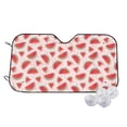 thumbnail image 2 of Lsque Watermelon Car Windshield Sun Shade | Accordion Folding Style Auto Shade for Car Truck SUV Van | Blocks UV Rays Sun Visor Protector | Small, 2 of 7