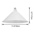 thumbnail image 3 of FSLiving 4-Packs 11.8" E26 to E26 Screw-in White LampShade Industrial Replacement, Iron Rustic Cone Shape Cover, DIY Torchiere Shade Decorative for Kitchen Ceiling Pendants Table Lamp Wall Sconce, 3 of 7