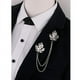 thumbnail image 4 of Collar de Arce Broche Cadena de Joyería Vintage Hombres Mujeres, 4 of 7