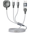 thumbnail image 1 of Cable de carga múltiple IDISON para Apple Watch iPhone Android, 1 of 6