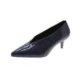 thumbnail image 1 of Mikilon Chaussures à Enfiler Talon Moyen Chaussures Simples Femmes Chaussures Rétro Grand-Maman Chaussures de Travail Talons Hauts Chaussures Quatre Saisons, 1 of 2