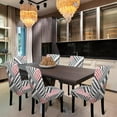 thumbnail image 2 of Chair Covers, Dining Room Chair Covers, Stretch Kitchen Chair Covers/Dining Room Chair Covers Set of 6, Removable Washable Dining Chair Slipcovers for Home, Hotel, Banquet, 2 of 6