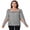 Light Gray, variant on Port Shirts for Women Chemo Patients Dialysis Shirts with Arm Zipper Tear Away Long Sleeve Post Shoulder Surgery Shirt