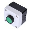 thumbnail image 3 of Weatherproof Green Push Button Switch One Button Control Box For Gate Opener Taster 230V Flach Tore,Push Button Switch Box,Push Button Switch Panel 12V,Push To Exit Button,External, 3 of 8