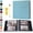 Light Blue, variant on Photo Album Self Adhesive Pages Black Sticky Pages Large Scrapbook Linen Cover for 4x6 5x7 8x10 Pictures Album de Fotos Wedding Couples Baby Family Memory Book, 11x10.6 Light Blue 40 Pages