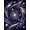 Purple, Pattern 1, variant on ODIKA 4'x6' Machine Washable Non-Slip Area Rug, Abstract Black High Traffic Rug, Purple, 1171816