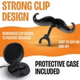 thumbnail image 2 of Paquete de 2 Bigotes con Clip para Trombón con Estuche Protector Bigote para Trombón con Empuñaduras de Caña Firmes, 2 of 6