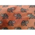 thumbnail image 4 of oneOone Cotton Silk Fabric Elephant Block Print Sewing Fabric BTY 42 Inch Wide, 4 of 4