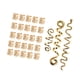 thumbnail image 4 of Kit de 28 accesorios para rastas, joyas para el cabello, trenzas de cola de caballo, barba y cabello. Oro, 4 of 9