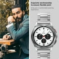 thumbnail image 4 of PINHEN Band Compatible with Samsung Galaxy Watch 7 6 5 4 Band 40mm 44mm 45mm/Watch 6 4 Classic 42mm 46mm 43mm 47mm,Metal Stainless Steel Bands Strap Men Women,NOT for Galaxy Watch Ultra 47mm(2024), 4 of 7