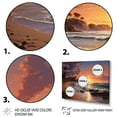 thumbnail image 3 of Designart "Beach Sunset Serenity III" Nautical & Beach Floater Framed Canvas Print, 3 of 7