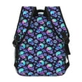 thumbnail image 4 of Balery Skull flower tie dye Mochila Escolar Impresa, Mochila Ligera para Viajes Casual, Mochila Duradera y Cómoda Multifuncional, Mochila para Laptop-One Size, 4 of 5