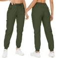 thumbnail image 3 of FEN AI Womens Cargo Joggers Quick Dry Lightweight Hiking Pants with Multi Pockets Athletic Lounge Casual Travel, 3 of 6