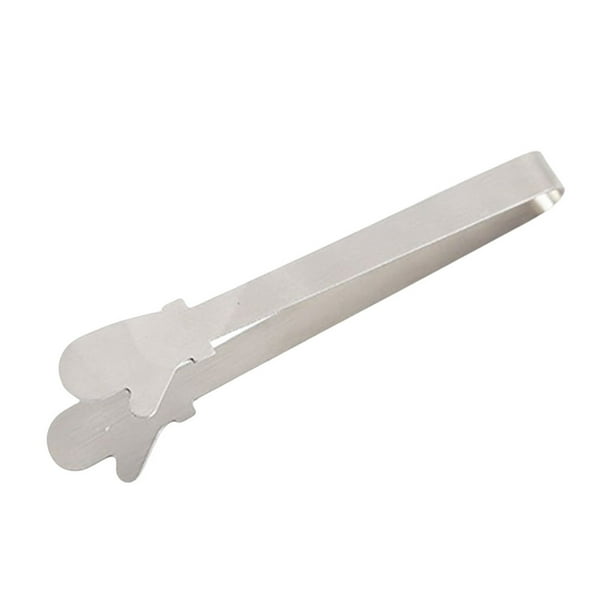 Billuyoard Pinzas para ensaladas, azúcar, fiesta en casa, Muffins, Clips, Mini pinzas para servir alimentos de acero inoxidable, utensilios de Juegos de servir café y té Guante