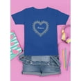 thumbnail image 3 of Amour Daisy Heart T-Shirt Juniors -Image by Shutterstock,  Large, 3 of 4