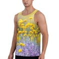thumbnail image 2 of KLL Flowers And Butterflies Print Men's Muscle Gym Workout Stringer Tank Tops Bodybuilding Fitness T-Shirts Tank Tops Men-3X-Large, 2 of 7