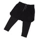 thumbnail image 4 of Pantalones cortos para hombre, cómodos, transpirables, informales, elegantes, deportivos, para entrenamiento, color negro, talla L, 4 of 15