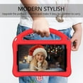 thumbnail image 6 of SaniMore 7 inch Universal Kids Case for Galaxy Tab A 7.0 (SM-T280/T285) & Tab 4/3 7.0 SM-T230/T231/T210/P3200 & Tab E/3 Lite 7.0 SM-T113/T110, Shockproof EVA 【Handle & Stand】 Protective Cover, Red, 6 of 8