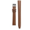 Comfort Strap Genuine Leather Padded Watchband, Camel